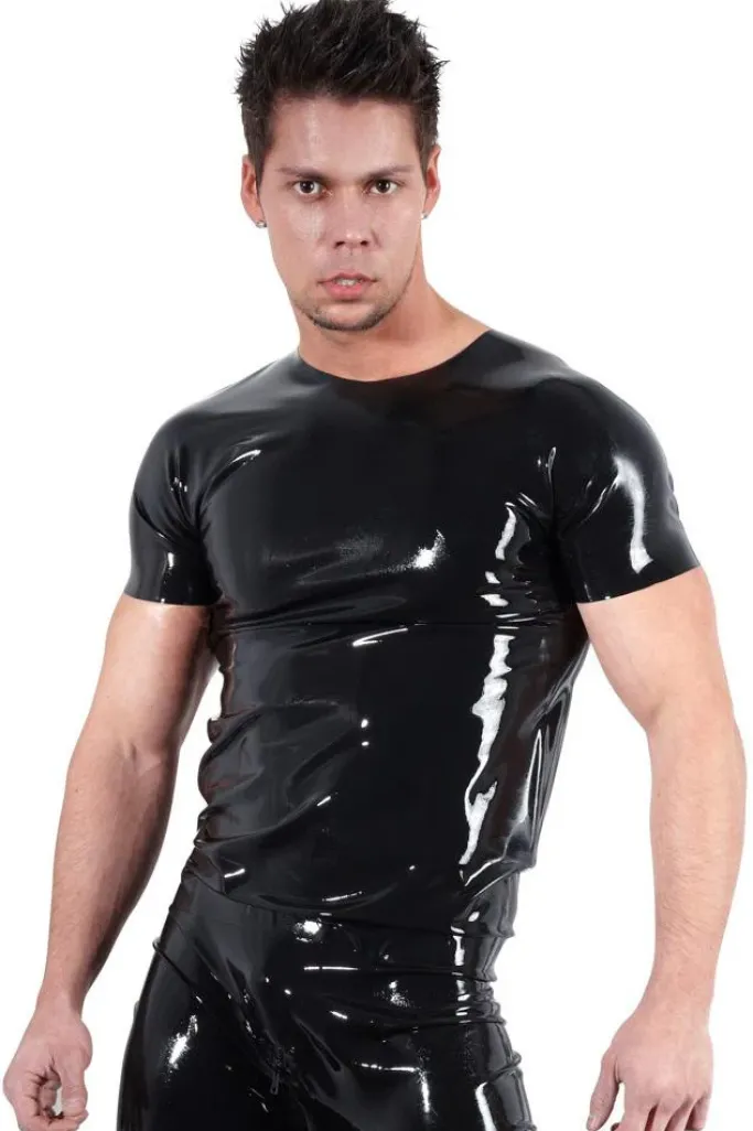 LATE-X Mens Latex Shirt