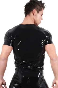 LATE-X Mens Latex Shirt