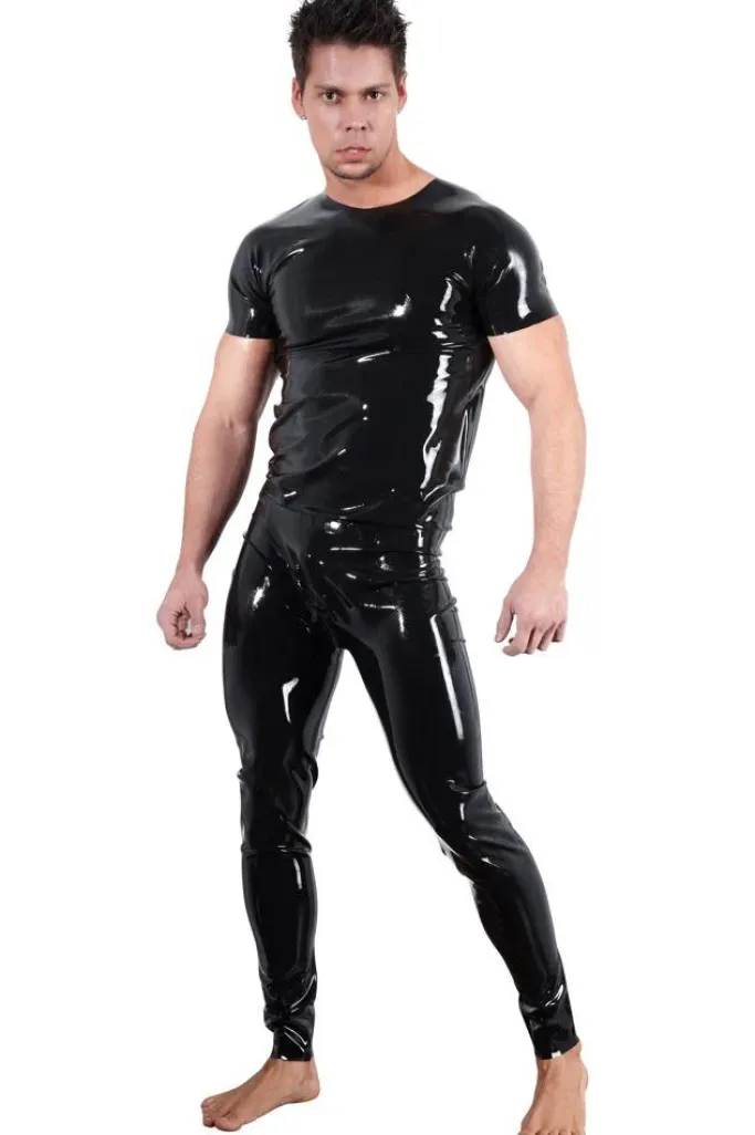 LATE-X Mens Latex Shirt