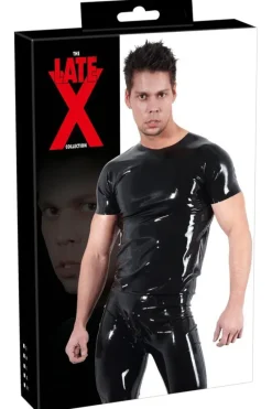 LATE-X Mens Latex Shirt