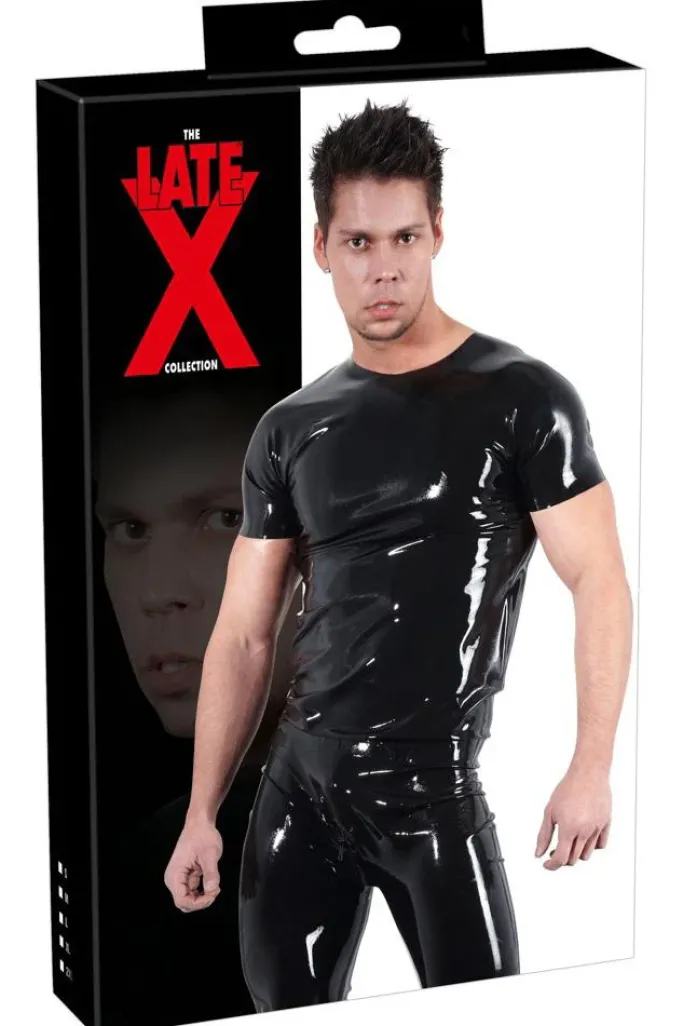 LATE-X Mens Latex Shirt