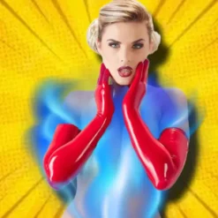 LATE-X Red Latex Gloves