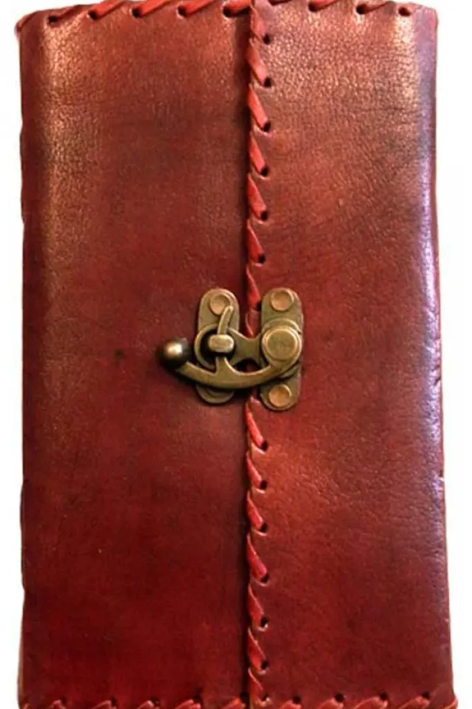 Nemesis Now Leather Journal with Lock
