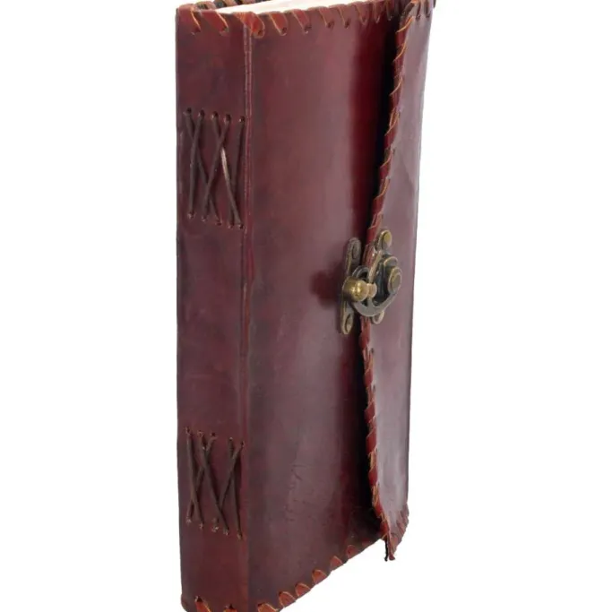 Nemesis Now Leather Journal with Lock