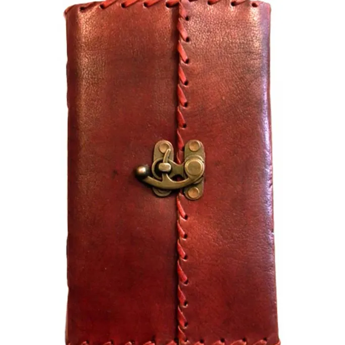 Nemesis Now Leather Journal with Lock