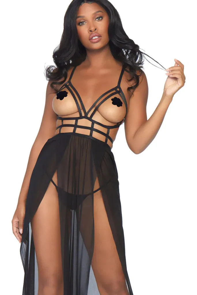 Leg Avenue Cage Maxi Dress