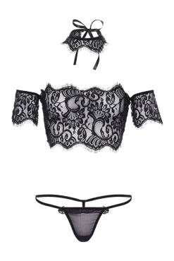 Leg Avenue Lace Top Set
