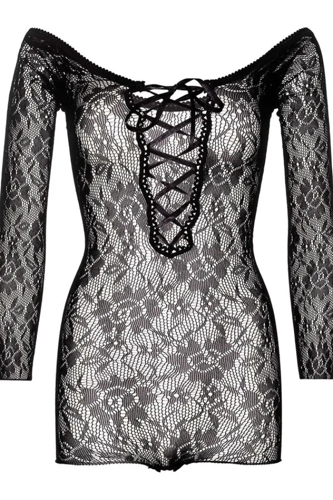 Leg Avenue Seamless Lace Romper