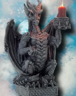 Nemesis Now Light Keeper Dragon Candle Holder