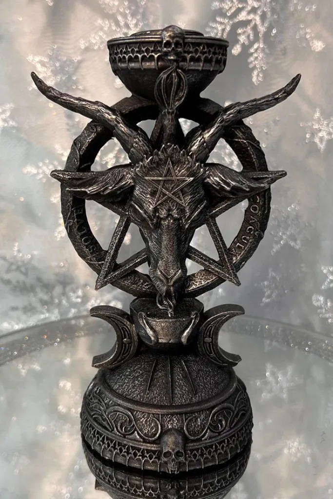 Nemesis Now Light of Baphomet Candle Holder