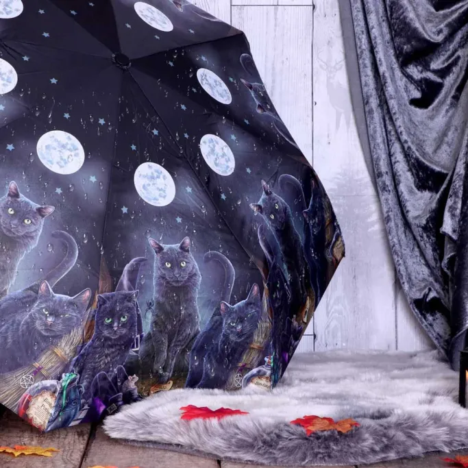 Nemesis Now Lisa Parker Familiars Cat Umbrella