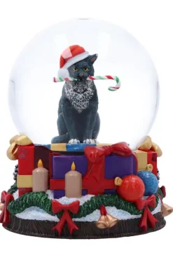 Nemesis Now Lisa Parker Krampuss Cat Snow Globe