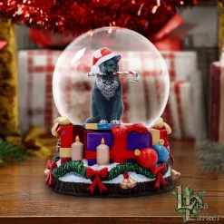 Nemesis Now Lisa Parker Krampuss Cat Snow Globe