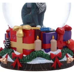 Nemesis Now Lisa Parker Krampuss Cat Snow Globe