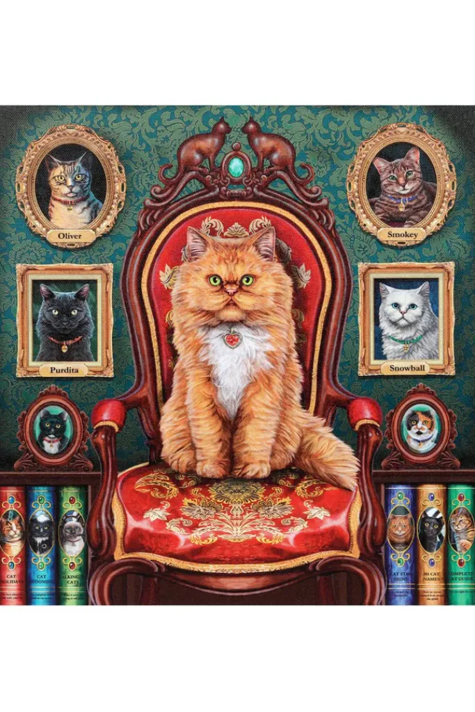 Something Different Lisa Parker Mad About Cats Light Up Canvas