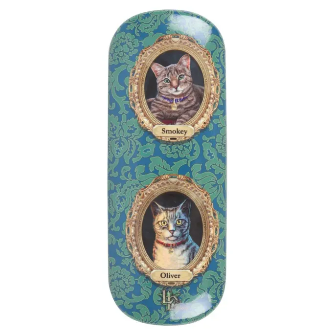 Something Different Lisa Parker Mad About Cats Glasses Case