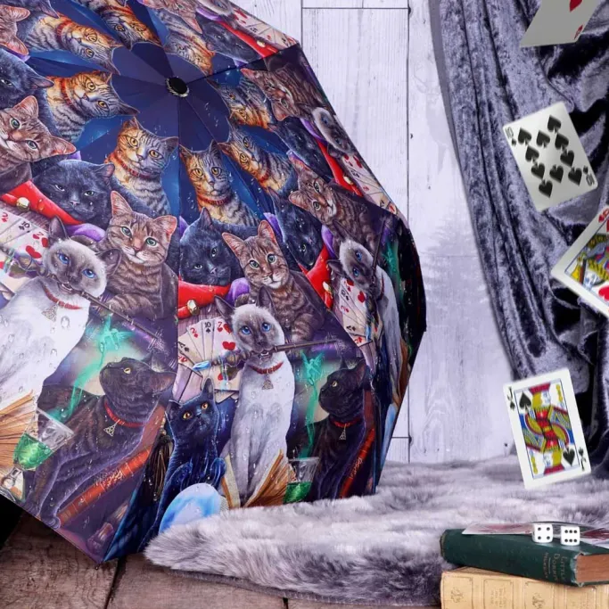 Nemesis Now Lisa Parker Magical Cats Umbrella