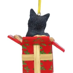 Nemesis Now Lisa Parker Present Cat Hanging Ornament
