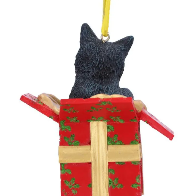 Nemesis Now Lisa Parker Present Cat Hanging Ornament