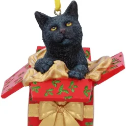 Nemesis Now Lisa Parker Present Cat Hanging Ornament
