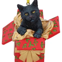Nemesis Now Lisa Parker Present Cat Hanging Ornament