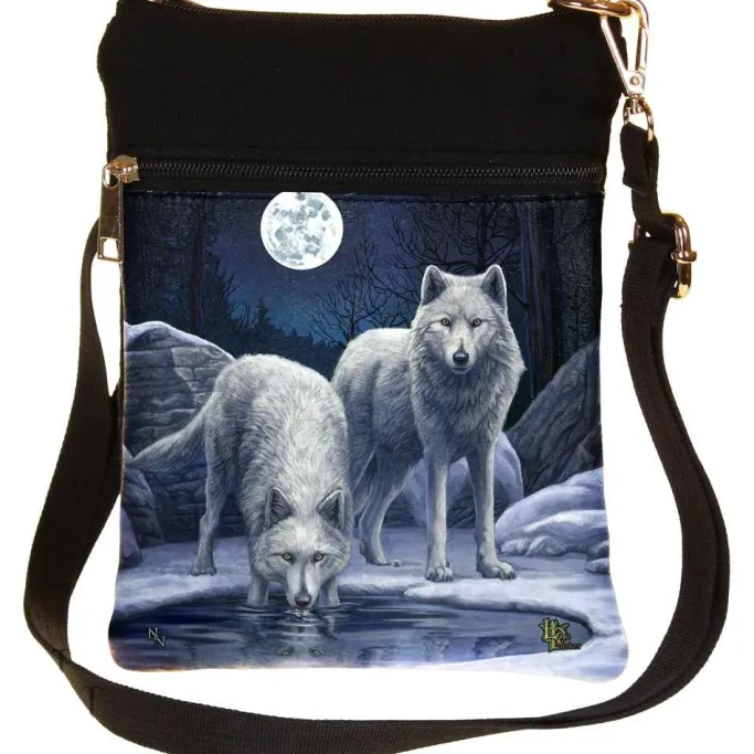 Nemesis Now Lisa Parker Warriors Of Winter Wolf Shoulder Bag