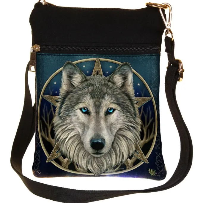 Nemesis Now Lisa Parker Wild One Wolf Head Shoulder Bag