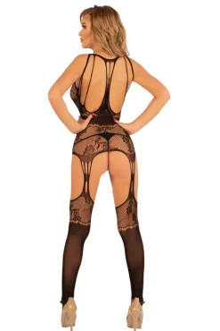 Corsetti Livia Agena Bodystocking Black