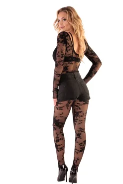 Corsetti Livia Manelis Bodystocking Black