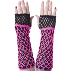 Innocent Clothing Lolita Mesh Glove Pink/Black