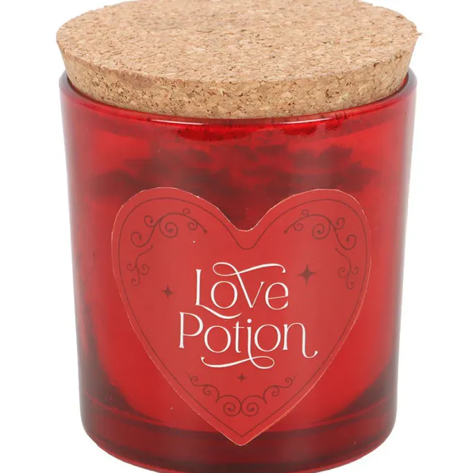 Something Different Love Potion Raspberry Crystal Chip Candle