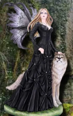 Nemesis Now Loveta Fairy and Wolf Figurine 58.5cm