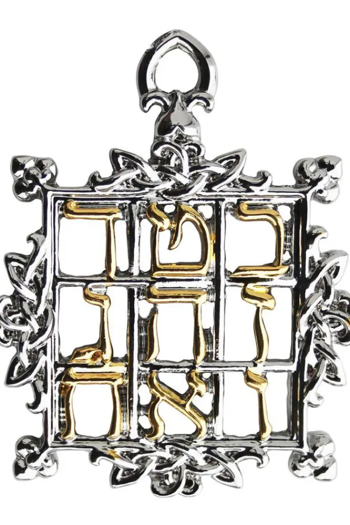 Mystic Kabbalah Magic Square of Saturn Necklace