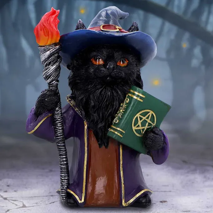 Nemesis Now Magnus Wizard Cat Figurine