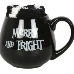 Something Different Merry and Fright Mug and Socks Set