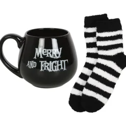 Something Different Merry and Fright Mug and Socks Set