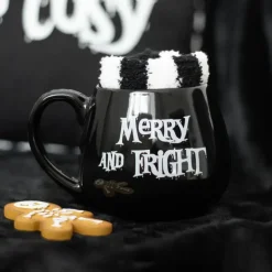 Something Different Merry and Fright Mug and Socks Set