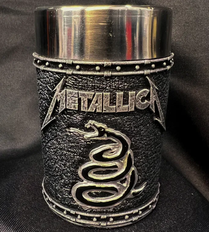Nemesis Now Metallica The Black Album Shot Glass
