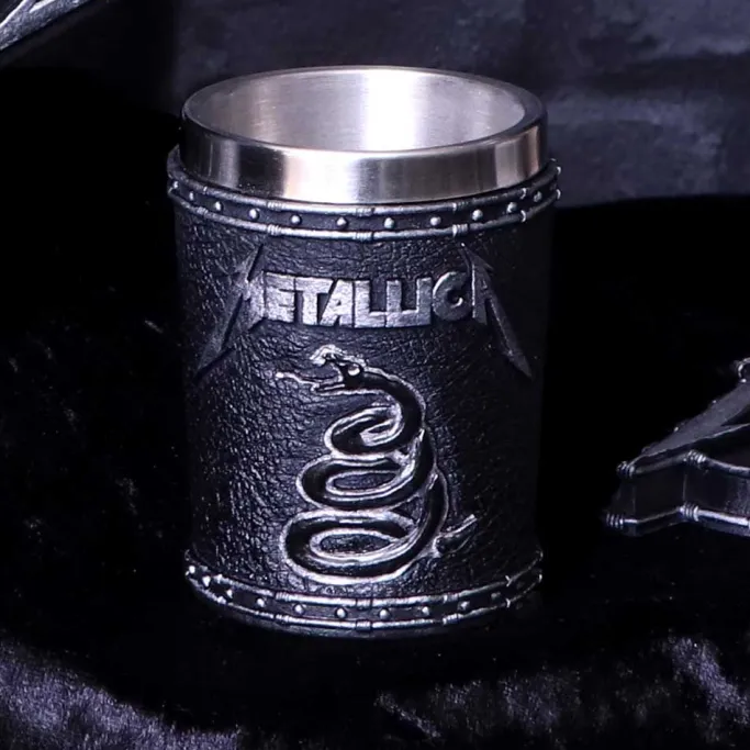 Nemesis Now Metallica The Black Album Shot Glass