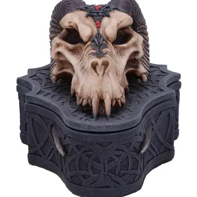 Nemesis Now Monte Moore Dragon Skull Box
