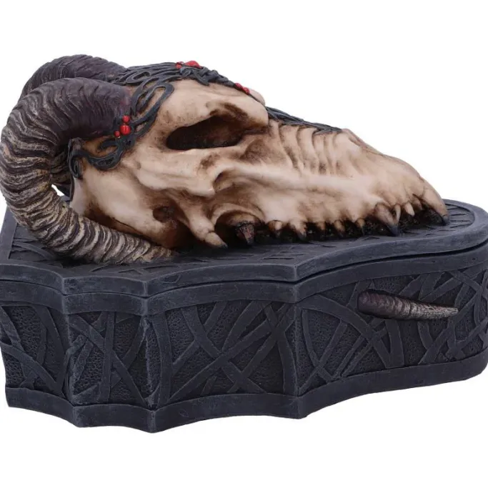 Nemesis Now Monte Moore Dragon Skull Box