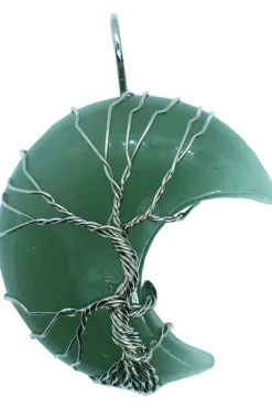 Alternative Gifts Moon Pendant Aventurine