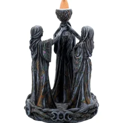 Nemesis Now Mother Maiden and Crone Backflow Incense Burner