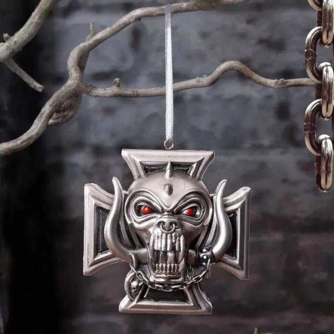 Nemesis Now Motorhead Warpig Cross Hanging Ornament