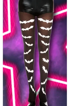Music Legs Bat Tights
