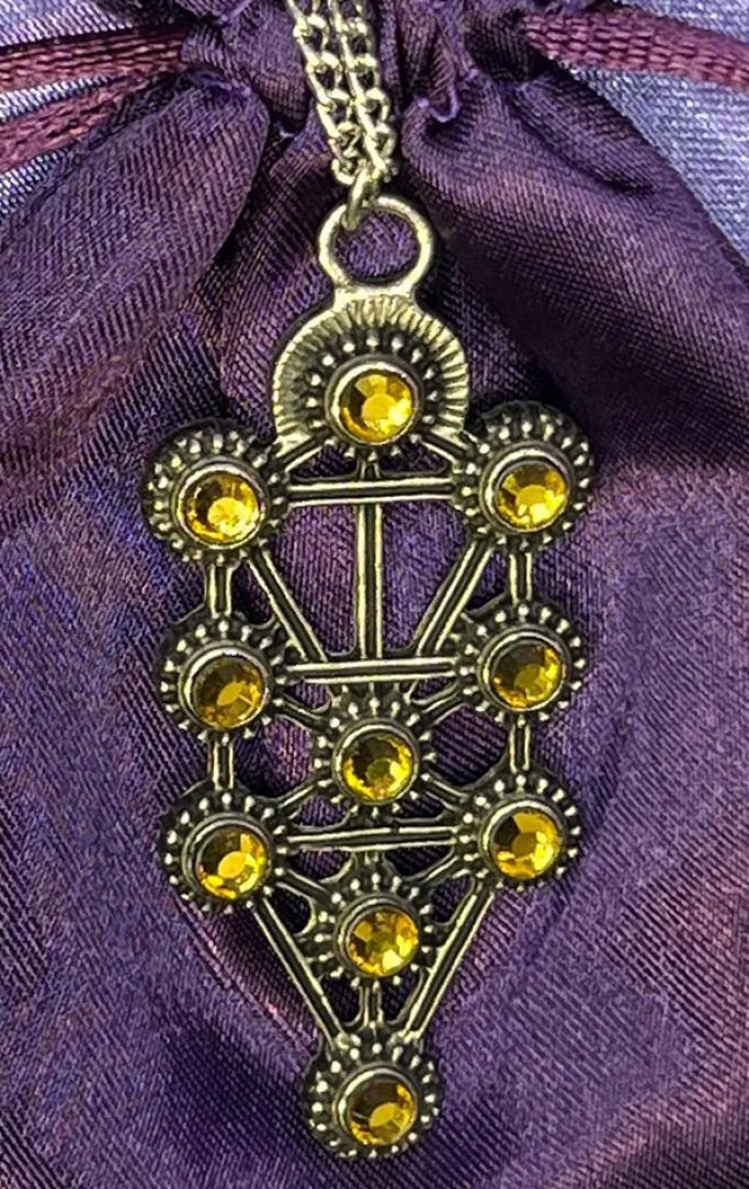 Mystic Kabbalah Tree of Life Necklace