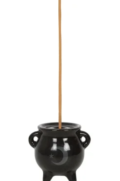 Something Different Mystical Moon Cauldron Ceramic Incense Holder