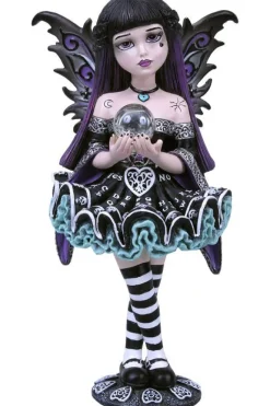 Nemesis Now Mystique Little Shadows Fairy Figurine with Crystal Ball