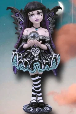 Nemesis Now Mystique Little Shadows Fairy Figurine with Crystal Ball