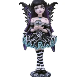 Nemesis Now Mystique Little Shadows Fairy Figurine with Crystal Ball